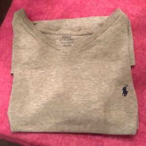 Polo by Ralph Lauren Classic no pocket embroidered navy logo t-shirt